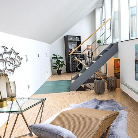 Luxus Wellness Loft - 245Qm - Designwohnen Im Zentrum Gütersloh Eksteriør billede