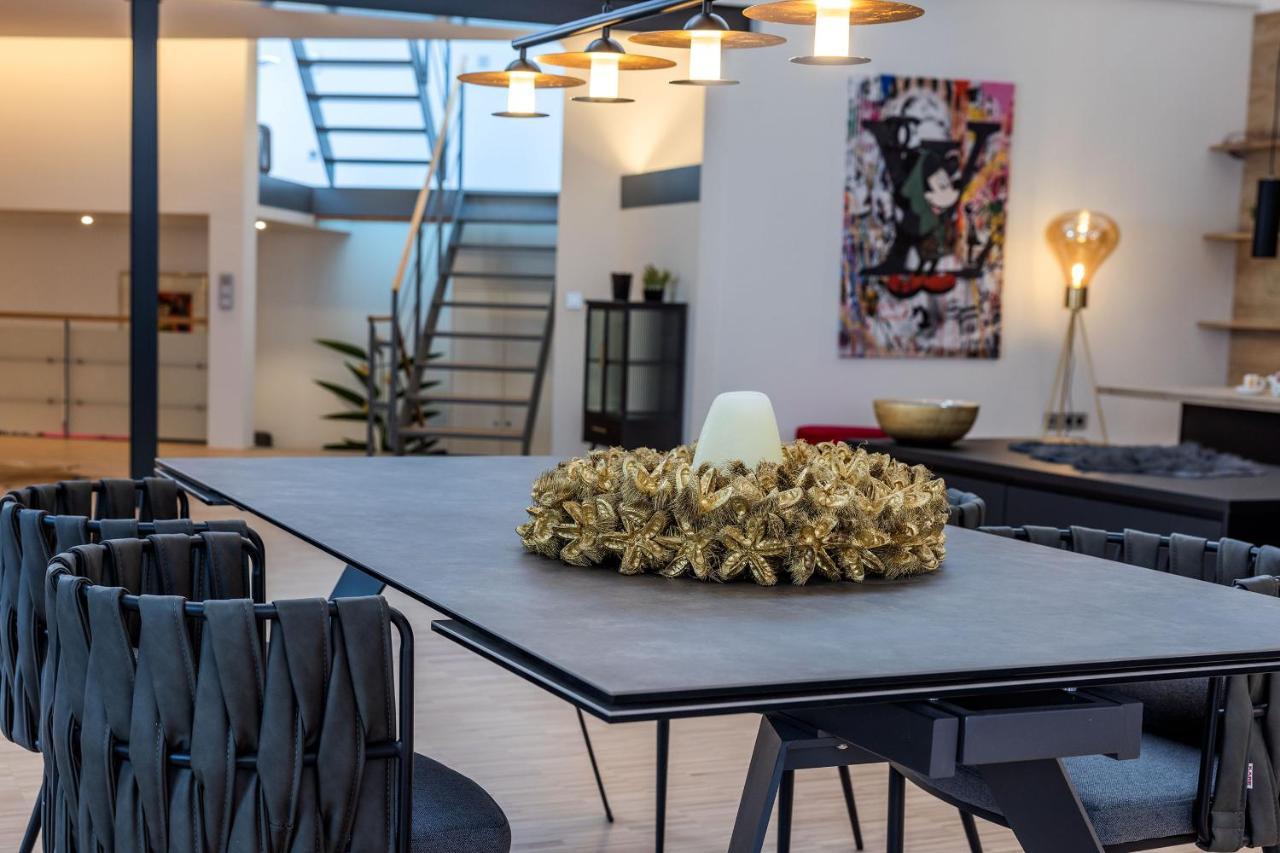 Luxus Wellness Loft - 245Qm - Designwohnen Im Zentrum Gütersloh Eksteriør billede