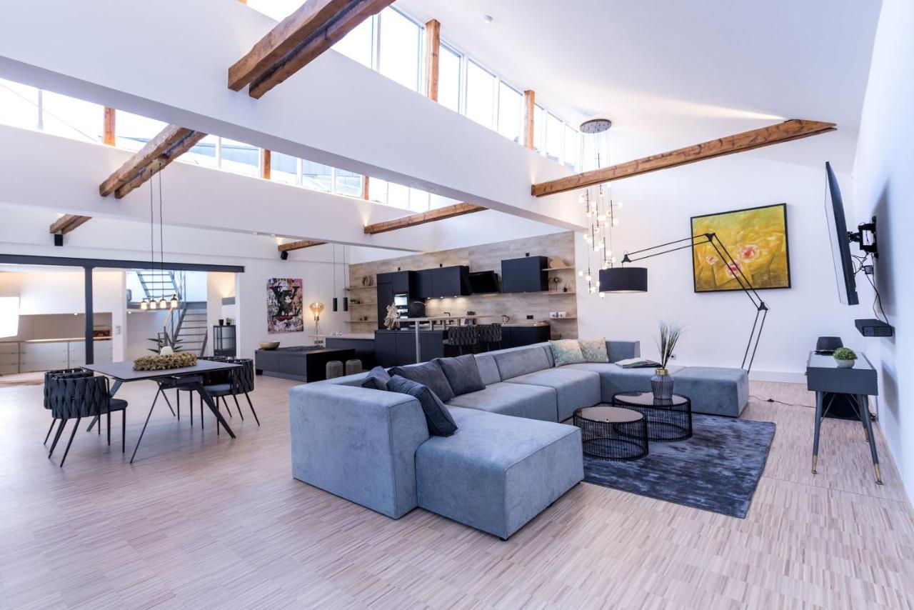 Luxus Wellness Loft - 245Qm - Designwohnen Im Zentrum Gütersloh Eksteriør billede