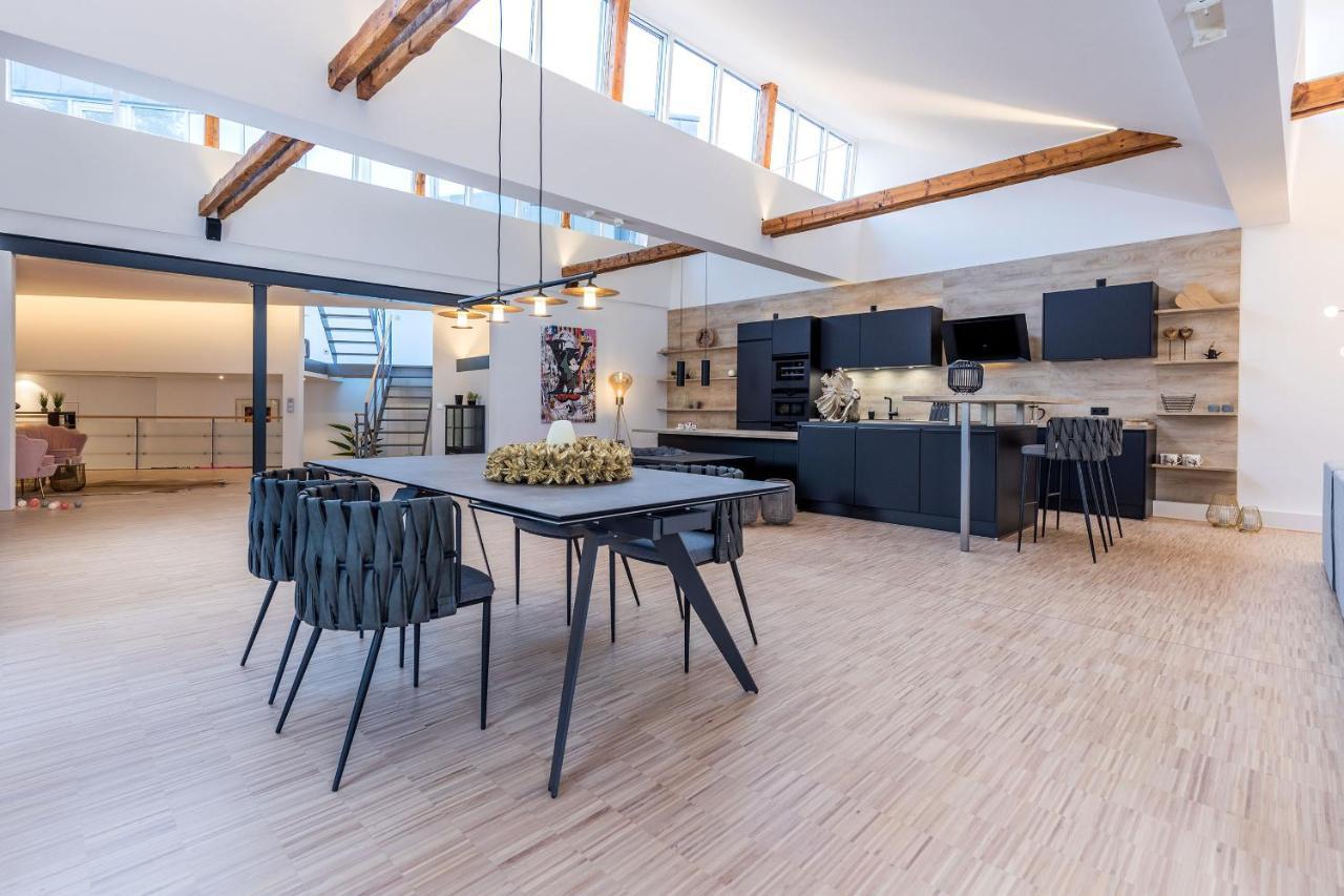 Luxus Wellness Loft - 245Qm - Designwohnen Im Zentrum Gütersloh Eksteriør billede