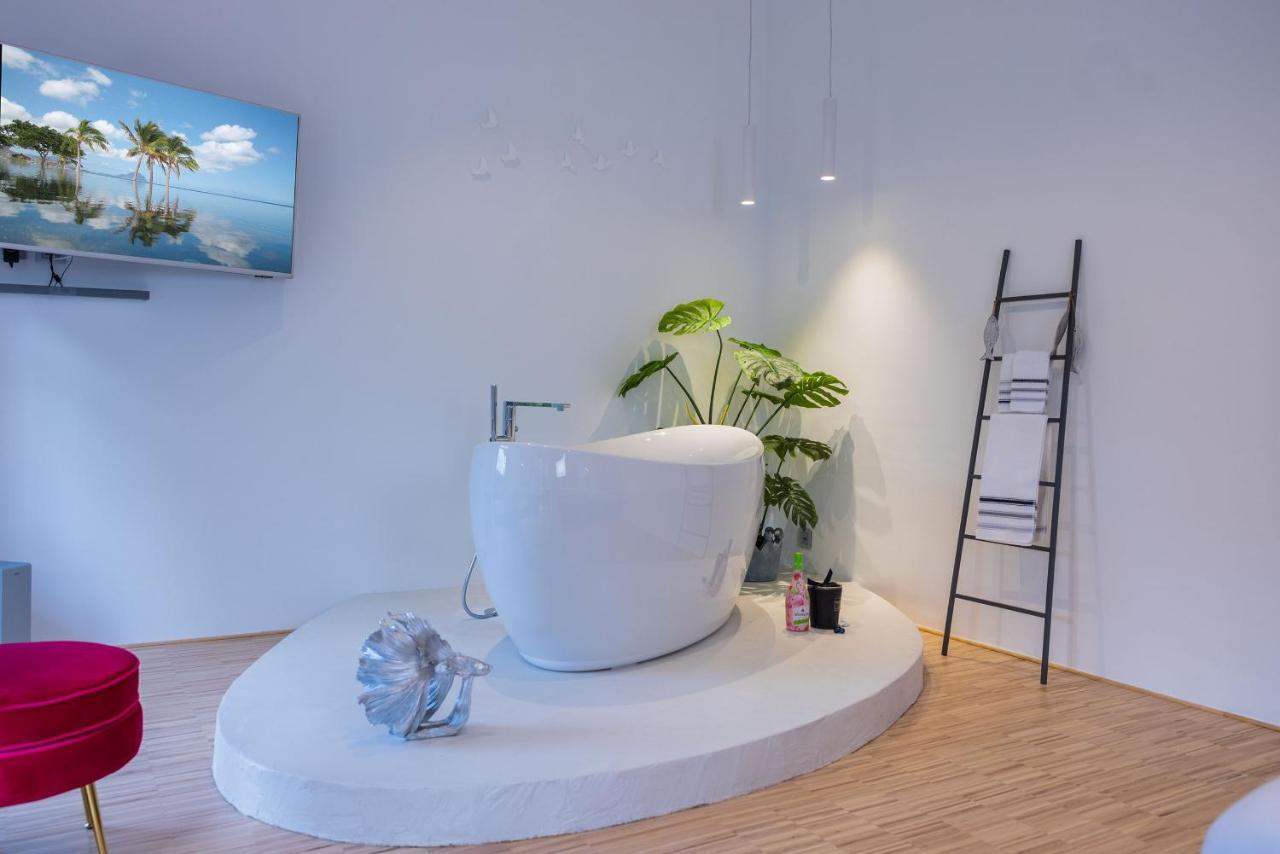 Luxus Wellness Loft - 245Qm - Designwohnen Im Zentrum Gütersloh Eksteriør billede
