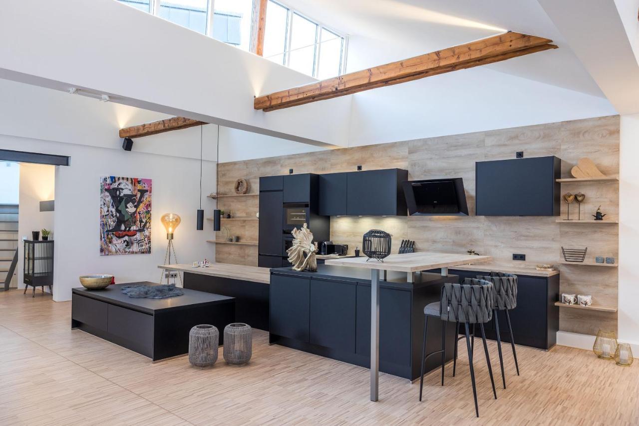 Luxus Wellness Loft - 245Qm - Designwohnen Im Zentrum Gütersloh Eksteriør billede