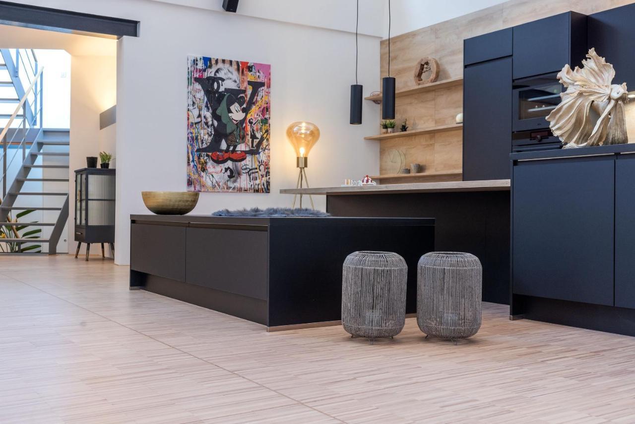 Luxus Wellness Loft - 245Qm - Designwohnen Im Zentrum Gütersloh Eksteriør billede
