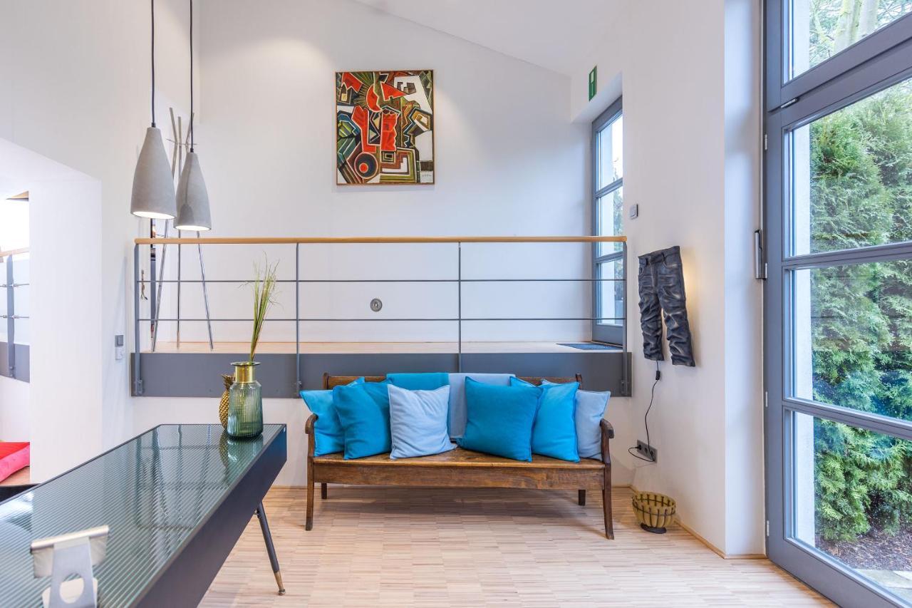 Luxus Wellness Loft - 245Qm - Designwohnen Im Zentrum Gütersloh Eksteriør billede